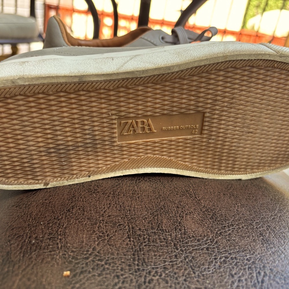 Zara Gray Men's Sneakers size 42/ 9 - Picture 3 of 9